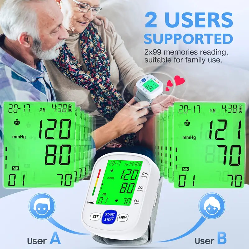 Wrist Blood Pressure Monitor